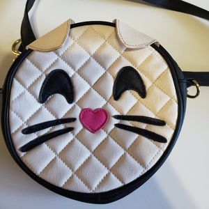 Betsey Johnson Cat / Kitty Crossbody Purse